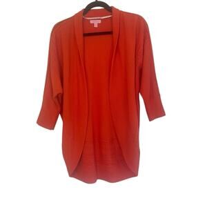 Lilly Pulitzer Cabrina Front Wool Cashmere Blend‎ Open Front Cardigan XS/S